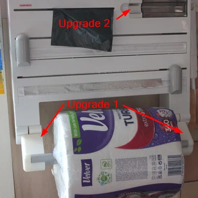 Nâng cấp Leifheit Parat Plus: holder cuộn giấy lớn & tape holder