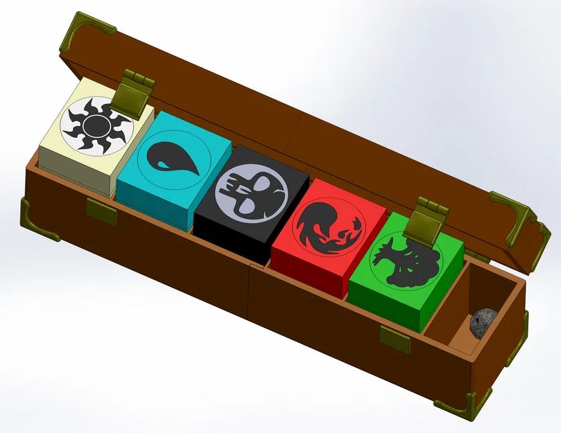 Rương đựng 5 Deck Box Magic The Gathering - Image 2