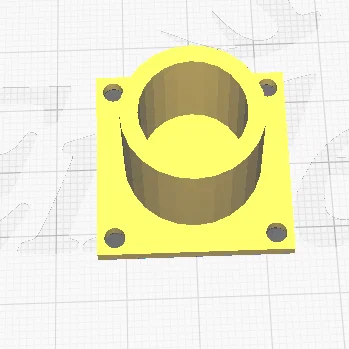 Chân đế nâng bàn 1 inch in 3D tiện lợi cho bàn làm việc