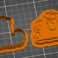 Khuôn cắt bánh quy Simon's Cat đang suy nghĩ in 3D - Thumbnail 2