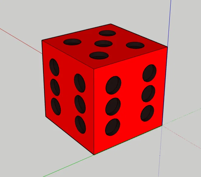 Con xúc xắc may mắn - Đồ chơi in 3D hài hước - Image 1