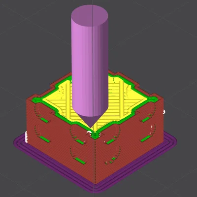 Con xúc xắc may mắn - Đồ chơi in 3D hài hước