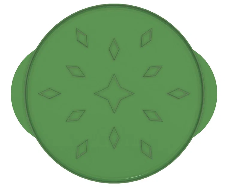 Baking - Khuôn Cắt Nắp Bánh Pie - Star & Diamonds - Image 2