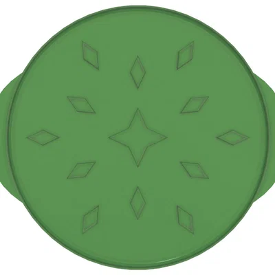 Baking - Khuôn Cắt Nắp Bánh Pie - Star & Diamonds