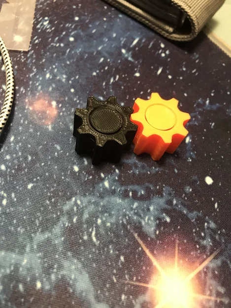 Bánh răng xoay Fidget Gear - Món đồ chơi giảm stress in 3D cực hay - Image 1