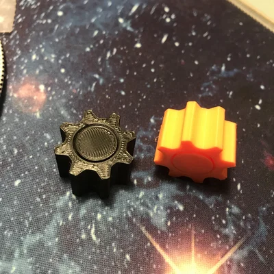 Bánh răng xoay Fidget Gear - Món đồ chơi giảm stress in 3D cực hay