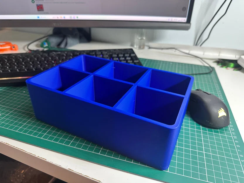 Khay lưu trữ 3x2 đa năng (6 ngăn) - Giải pháp sắp xếp đồ dùng gọn gàng - Image 1