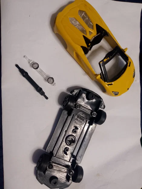 Trục bánh xe 3D thay thế cho xe mô hình Bburago Lamborghini Aventador - Image 1