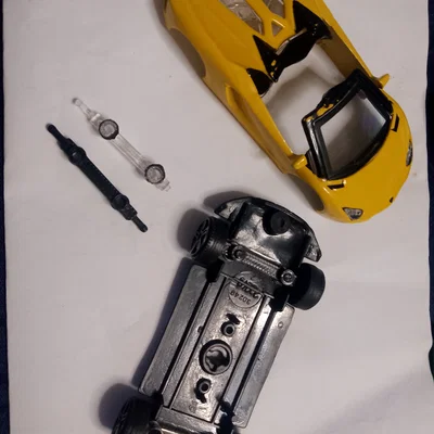 Trục bánh xe 3D thay thế cho xe mô hình Bburago Lamborghini Aventador