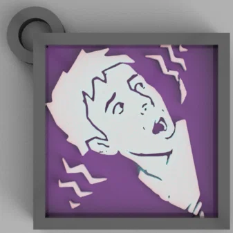 Mô hình móc khóa Charm Premonition từ Dead by Daylight - In 3D cực chất