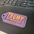 Móc khóa 3D chủ đề TRUMP - Phụ kiện cá tính, in dễ dàng - Thumbnail 2
