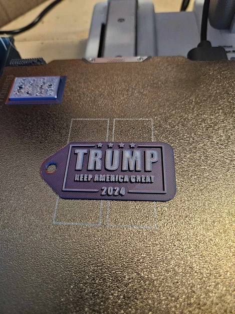 Móc khóa 3D chủ đề TRUMP - Phụ kiện cá tính, in dễ dàng - Image 3