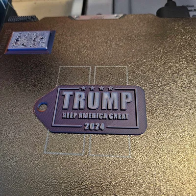 Móc khóa 3D chủ đề TRUMP - Phụ kiện cá tính, in dễ dàng