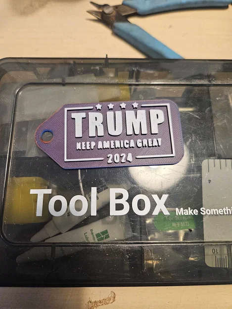 Móc khóa 3D chủ đề TRUMP - Phụ kiện cá tính, in dễ dàng - Image 4