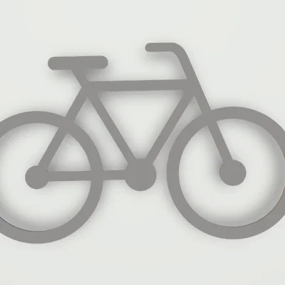 Mẫu móc khóa hình xe đạp mini in 3D cực xinh và dễ in