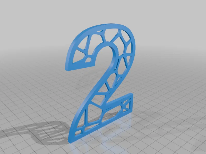 Mô hình số 2025 phong cách Voronoi nghệ thuật in 3D - Image 2
