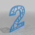 Mô hình số 2025 phong cách Voronoi nghệ thuật in 3D - Thumbnail 2