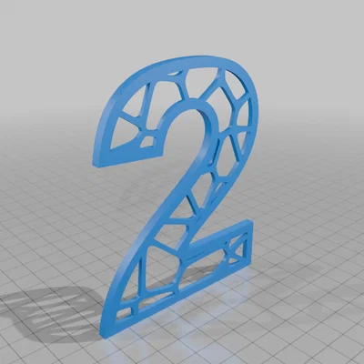 Mô hình số 2025 phong cách Voronoi nghệ thuật in 3D