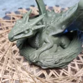 Mô hình rồng con trong tổ (Dragon in its nest) - Tác phẩm nghệ thuật 3D - Thumbnail 1