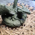 Mô hình rồng con trong tổ (Dragon in its nest) - Tác phẩm nghệ thuật 3D - Thumbnail 2