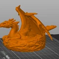 Mô hình rồng con trong tổ (Dragon in its nest) - Tác phẩm nghệ thuật 3D - Thumbnail 4