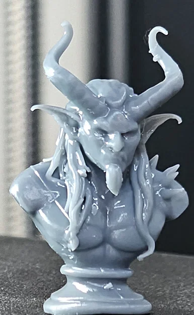 Mô hình tượng bán thân nam Tiefling cực chất cho người chơi D&D - Image 1