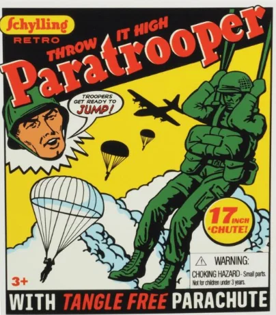Mô hình người lính nhảy dù (Lego Paratrooper) in 3D cực chất - Image 1