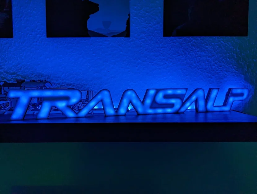 Bảng Đèn Neon Logo Honda Transalp (LED) - Image 1