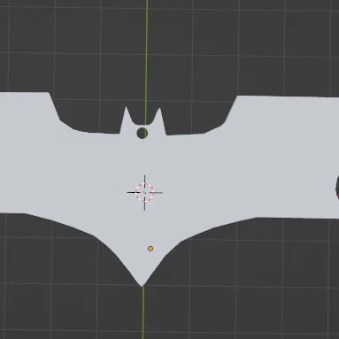 Mô hình móc khóa Batarang phong cách Batman in 3D cực chất