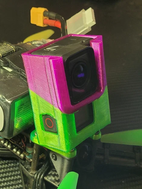 Ngàm GoPro Hero 7 Black dựng 25° cho Xhover Gapit - Image 3