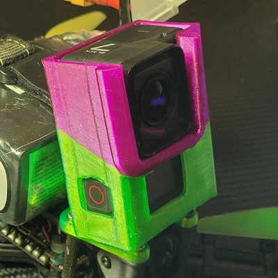 Ngàm GoPro Hero 7 Black dựng 25° cho Xhover Gapit