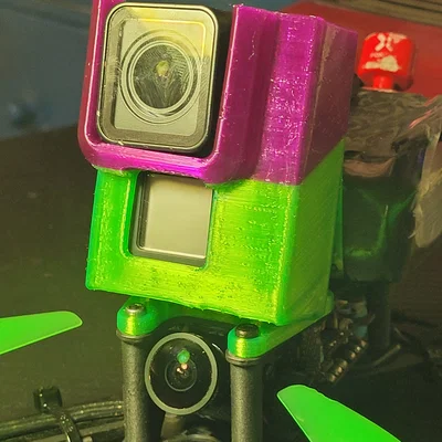 Ngàm GoPro Hero 7 Black dựng 25° cho Xhover Gapit