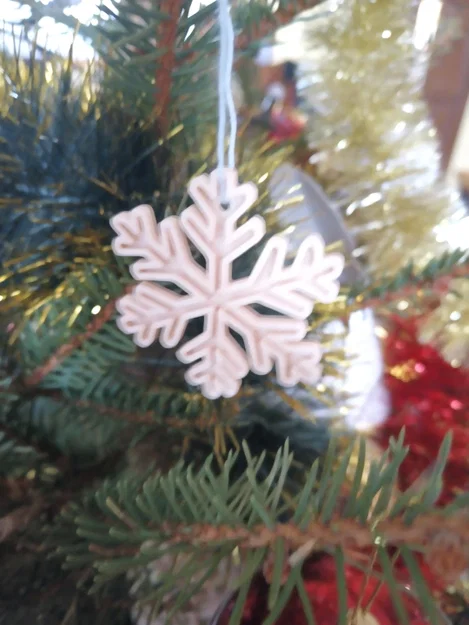 Mẫu trang trí 3D Snowflake Ornament đẹp mắt cho mùa Giáng sinh - Image 1