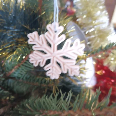Mẫu trang trí 3D Snowflake Ornament đẹp mắt cho mùa Giáng sinh