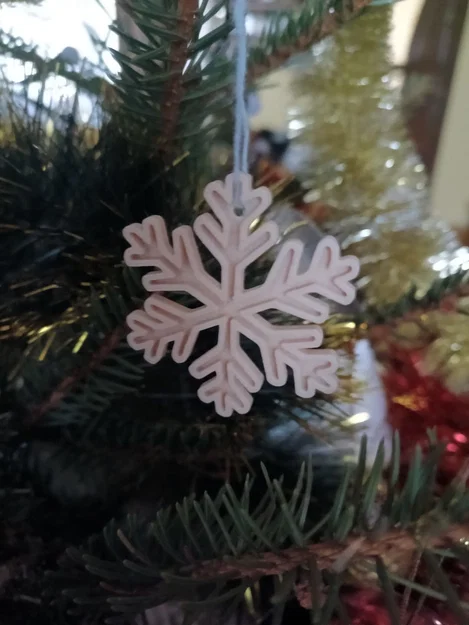 Mẫu trang trí 3D Snowflake Ornament đẹp mắt cho mùa Giáng sinh - Image 3