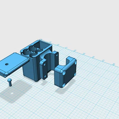 Hộp đựng pin dự phòng in 3D cho máy dò kim loại Minelab Vanquish