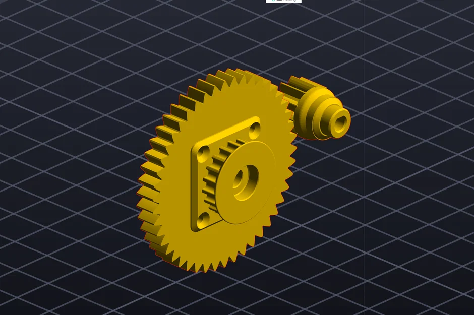 Bộ bánh răng Pulley và Spur Gear cho xe RC 4WD (Sakura) - Image 1