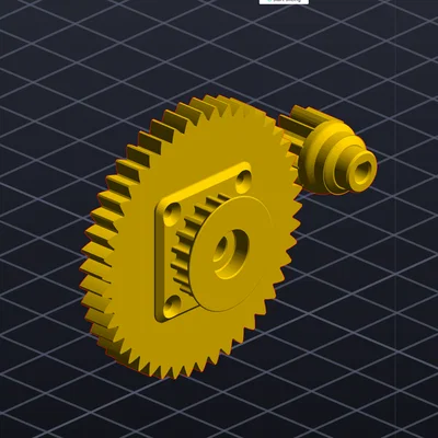Bộ bánh răng Pulley và Spur Gear cho xe RC 4WD (Sakura)