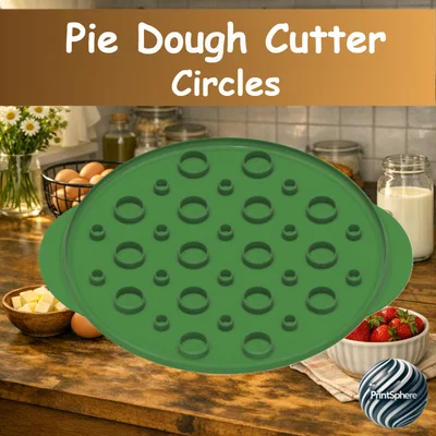 Baking - Pie Cutter - Circles (Khuôn cắt mặt bánh pie hình tròn)