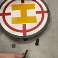 Heliport drone in 3D mô-đun, chỉnh đường kính & chân cân bằng - Thumbnail 2