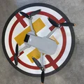 Heliport drone in 3D mô-đun, chỉnh đường kính & chân cân bằng - Thumbnail 3