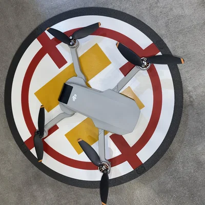 Heliport drone in 3D mô-đun, chỉnh đường kính & chân cân bằng