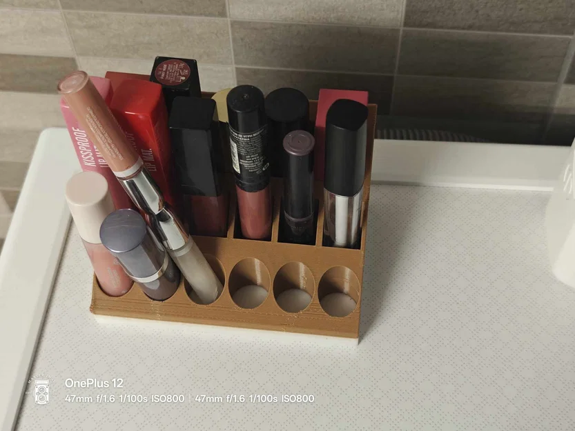 Khay/giá đựng son môi (Lipstick Organizer) in 3D - Image 1