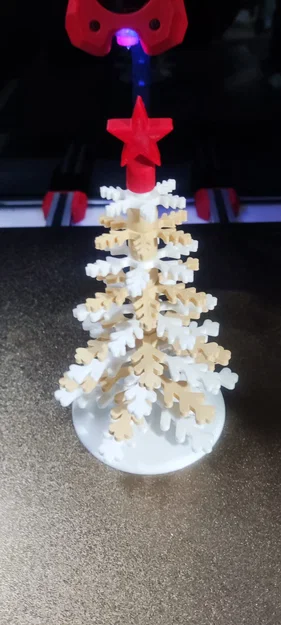 Cây thông Noel bông tuyết 3D - Mẫu trang trí Giáng sinh tuyệt đẹp - Image 3