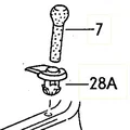 Bạc dẫn hướng chốt khóa cửa 3D cho xe Volkswagen Passat 32b - Thumbnail 2