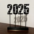 Mẫu in 3D phụ kiện trang trí bánh (Cake Topper) mừng năm mới 2026 - Thumbnail 1