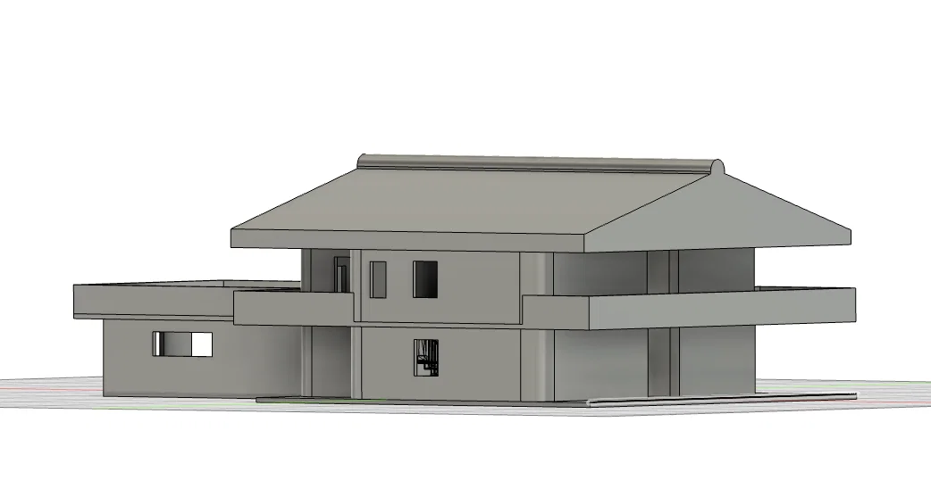 Mô hình nhà ở kiến trúc GT48 (Thiết kế bởi Fusion360) - Image 2