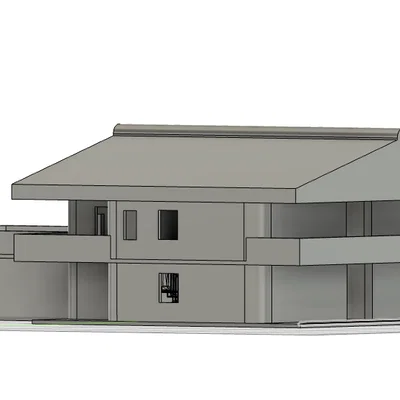 Mô hình nhà ở kiến trúc GT48 (Thiết kế bởi Fusion360)