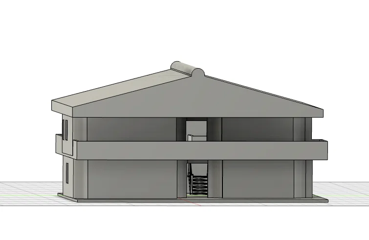 Mô hình nhà ở kiến trúc GT48 (Thiết kế bởi Fusion360) - Image 3