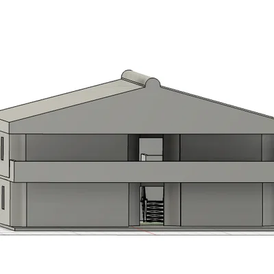 Mô hình nhà ở kiến trúc GT48 (Thiết kế bởi Fusion360)